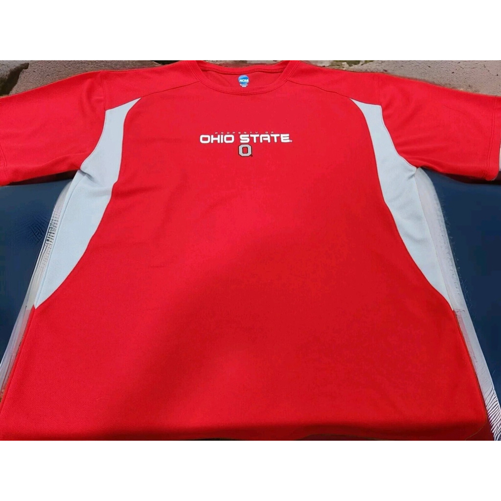 Ohio State University Buckeyes Mens Shirt XL NCAA Short Sleeves Activewear